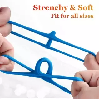 Silicone Penis Ring for Men, Adorime 3 in 1 Ultra Soft Stretchy Cock Ring Penis Enlargers, Sex Toy for Men, Black