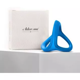 Silicone Penis Ring for Men, Adorime 3 in 1 Ultra Soft Stretchy Cock Ring Penis Enlargers, Sex Toy for Men, Black