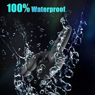 Vibrating Cock Ring with Bunny Ears, Silicone Penis Ring Couple Vibrator with 10 Vibration Modes for Clitoris & Testicles Stimul