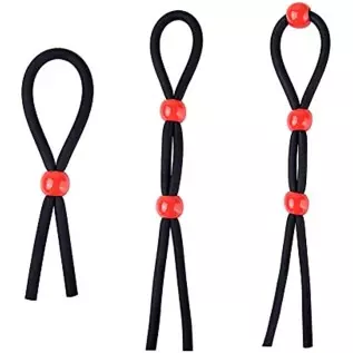 Utimi Adjustable Cock Ring Set Love Rings Basic Penis Ring Sex Toys, 3 Pcs