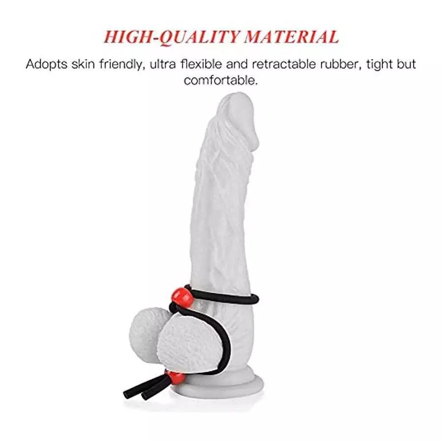 Utimi Adjustable Cock Ring Set Love Rings Basic Penis Ring Sex Toys, 3 Pcs