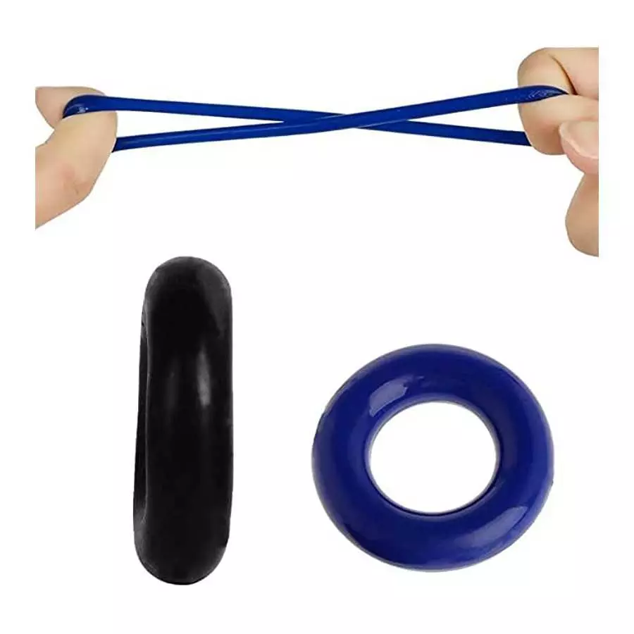 3 PCS Silicone Cock Rings for Longer Harder Stronger Erections, 3 Colors Penis Ring for Men, Soft and Waterproof, Better Sex Ere