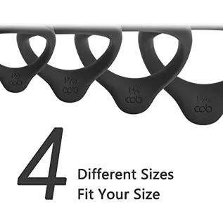 Cob 4 Different Sizes Penis Rings, Stretchy Silicone Cock Ring Set for Men Erection Sex Toys for Men & Couple