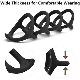 Cob 4 Different Sizes Penis Rings, Stretchy Silicone Cock Ring Set for Men Erection Sex Toys for Men & Couple