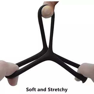 Cob 4 Different Sizes Penis Rings, Stretchy Silicone Cock Ring Set for Men Erection Sex Toys for Men & Couple