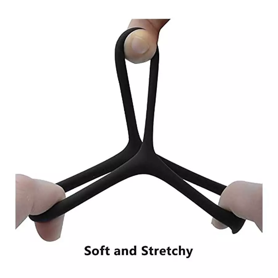 Cob 4 Different Sizes Penis Rings, Stretchy Silicone Cock Ring Set for Men Erection Sex Toys for Men & Couple