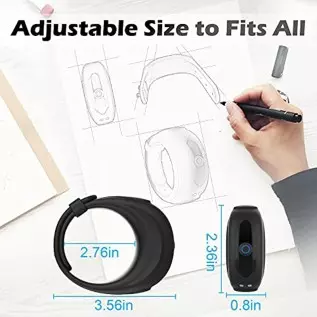 DANKIS Penis Ring with Adjustable Buckle, Men's Vibrators with 10 Vibration Modes, Watch Design Penis Rings Rechargeable Mens Vi DANKIS Penis Ring with Adjustable Buckle, Men's Vibrators with 10 Vibration Modes, Watch Design Penis Rings Rechargeable Mens Vi