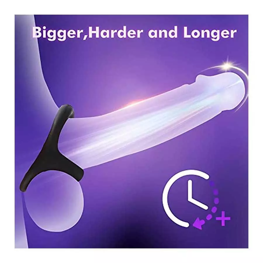 5 Sizes Penis Ring Stretchy Cock Rings for Men Erection Sex Silicone Penisring, Adjustable Men Cook Ring Cockring, Adult Sex Toy
