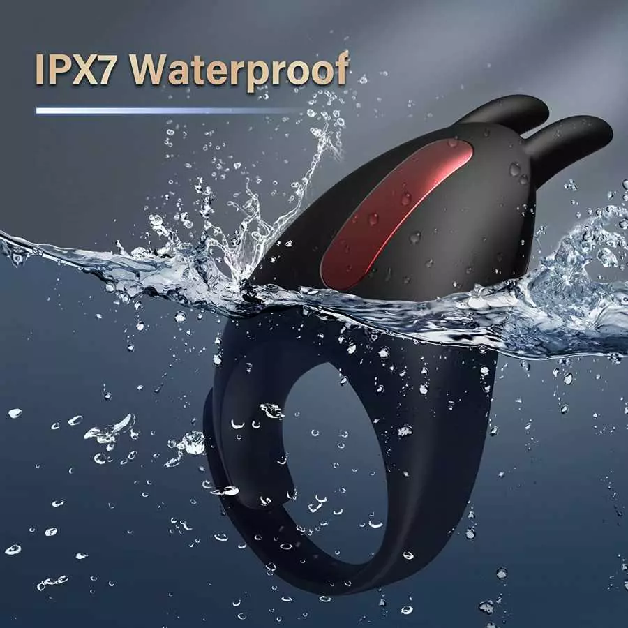 Vibrating Cock Ring Penis Rings - Sex Toys for Men Vibrator Adjustable Cock Rings with 7 Vibrators Modes, Rabbit Penis Ring for