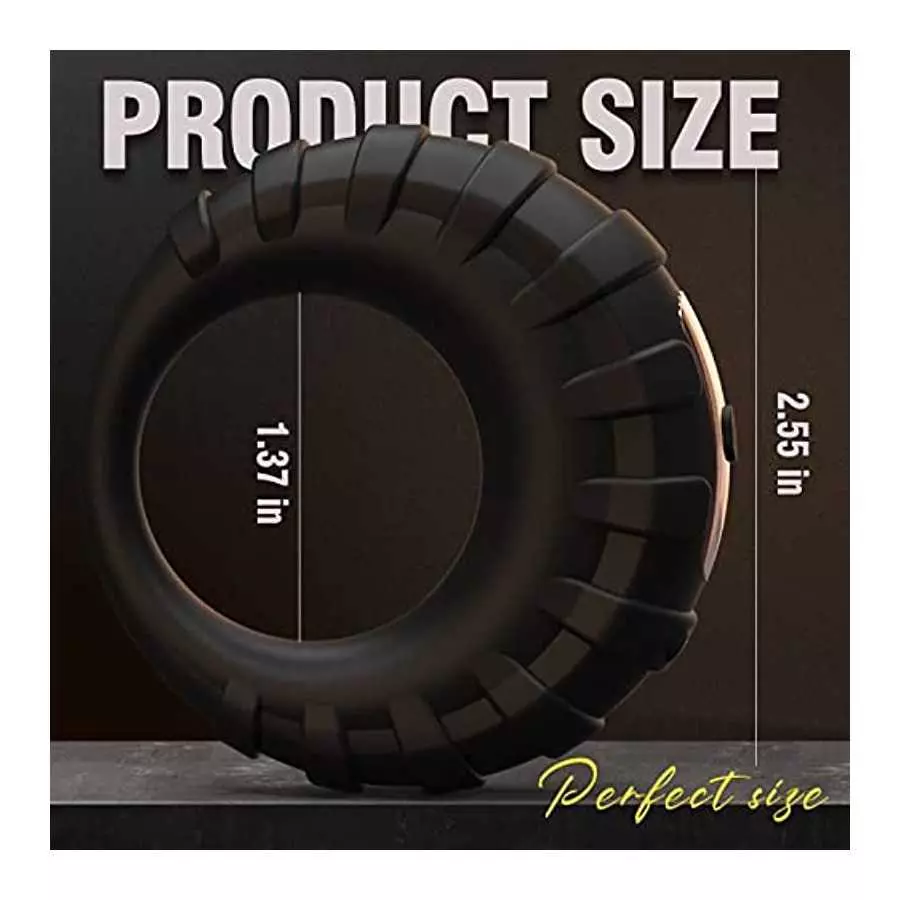 Cock Ring Stretchy Penis Rings 10 Vibration Modes Sex Toys for Longer Harder Stronger Erection, Pleasure Enhancing Mens Vibrator