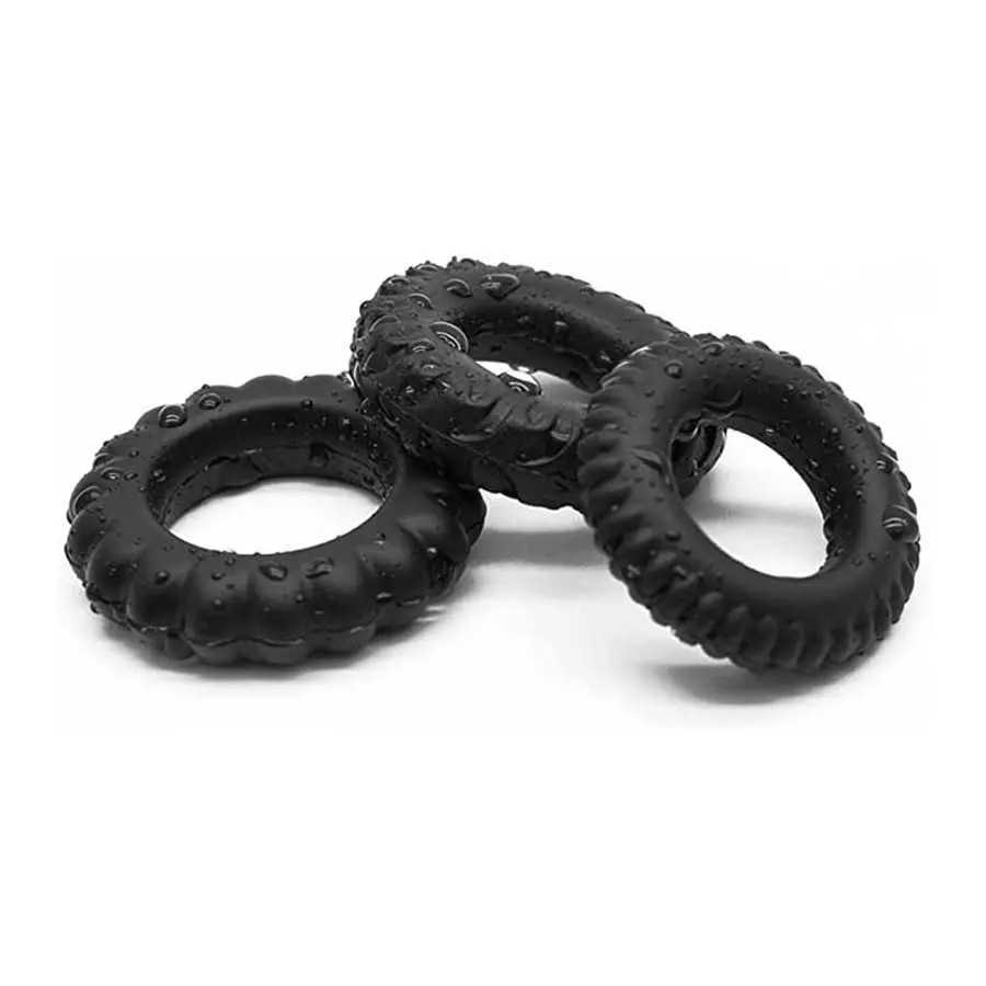 Silicone Cock Rings Penis Ring, Ultra Soft Stretchy Cock Ring Penis Enlargers Erect Support Long Lasting Stronger Rings Erection