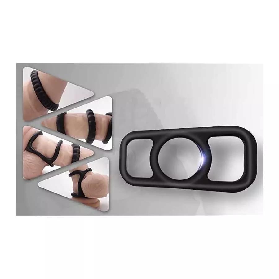 Silicone Cock Rings Penis Ring, Ultra Soft Stretchy Cock Ring Penis Enlargers Erect Support Long Lasting Stronger Rings Erection