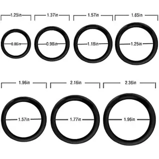 Silicone Cock Rings Penis Ring, Ultra Soft Stretchy Cock Ring Penis Enlargers Erect Support Long Lasting Stronger Rings Erection