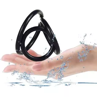 Silicone Cock Rings Penis Ring, Ultra Soft Stretchy Cock Ring Penis Enlargers Erect Support Long Lasting Stronger Rings Erection