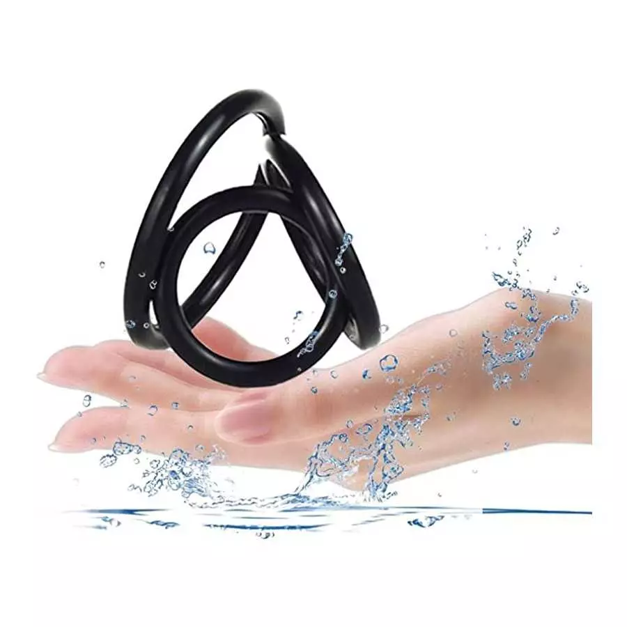 Silicone Cock Rings Penis Ring, Ultra Soft Stretchy Cock Ring Penis Enlargers Erect Support Long Lasting Stronger Rings Erection