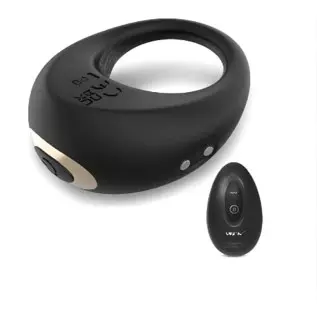 Penis Ring Remote Control Sex Toys, Eupher Vibrating Cock Rings Rechargable for Men Erection Sex with 10 Vibrations, Silicone Ma