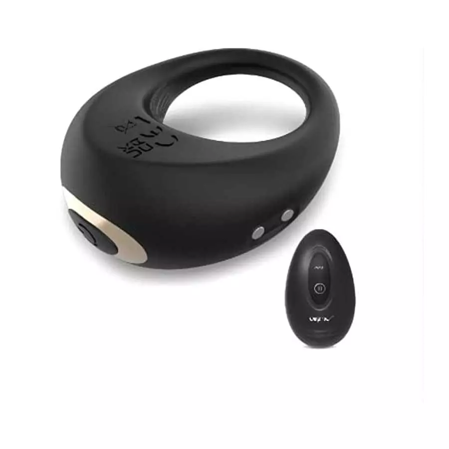 Penis Ring Remote Control Sex Toys, Eupher Vibrating Cock Rings Rechargable for Men Erection Sex with 10 Vibrations, Silicone Ma