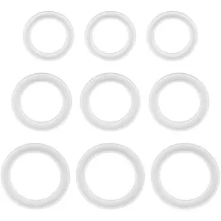 Romi Silicone Penis Cock Ring for Men 9 PCS Delay Head Glans Ring Set Testicles Stimulates Erection Pleasure Enhancing Male Mast