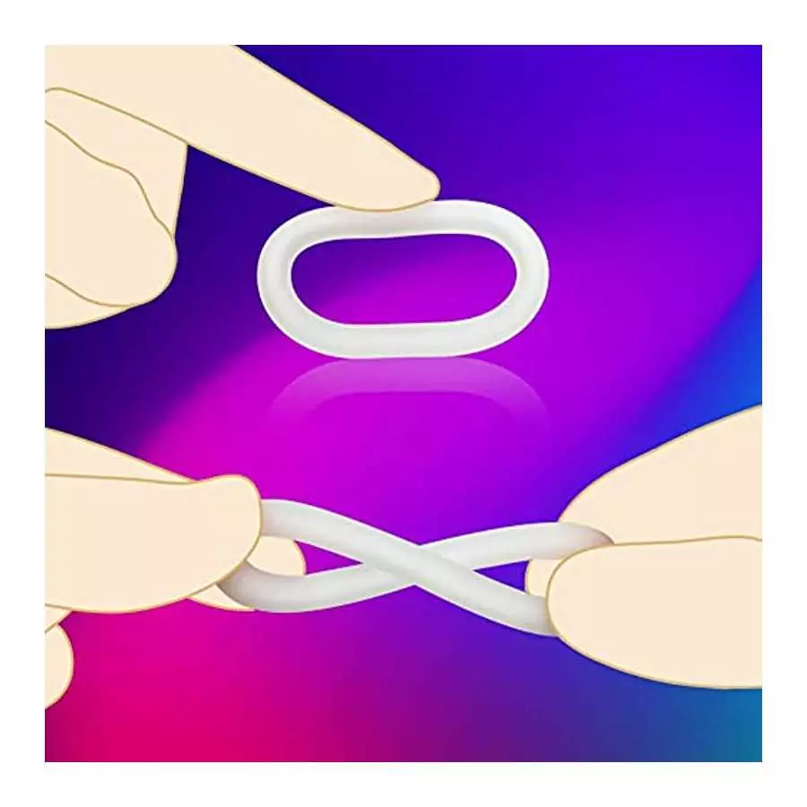 Romi Silicone Penis Cock Ring for Men 9 PCS Delay Head Glans Ring Set Testicles Stimulates Erection Pleasure Enhancing Male Mast
