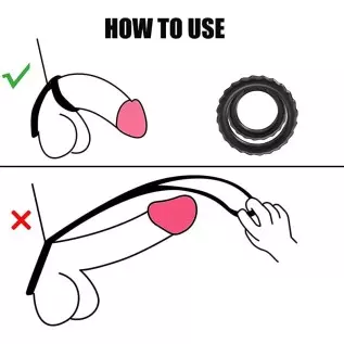 Silicone Penis Rings Set Cock Rings for Men Erection Longer Lasting Stronger, Male Soft Stretchy Penis Enlargers Erect Support R