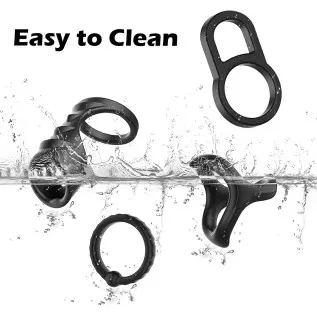 Silicone Penis Rings Set, KUSHOR 7 PCS Ultra Soft Stretchy Men's Cock Ring for Harder Longer Stronger Erection - Better Sex - Pr