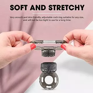 Cock Ring Set - 2X Vibrating Cock Ring for Everyone with Clit Stimulator, for Increased Stamina & Enhanced Erections - Sex Toys