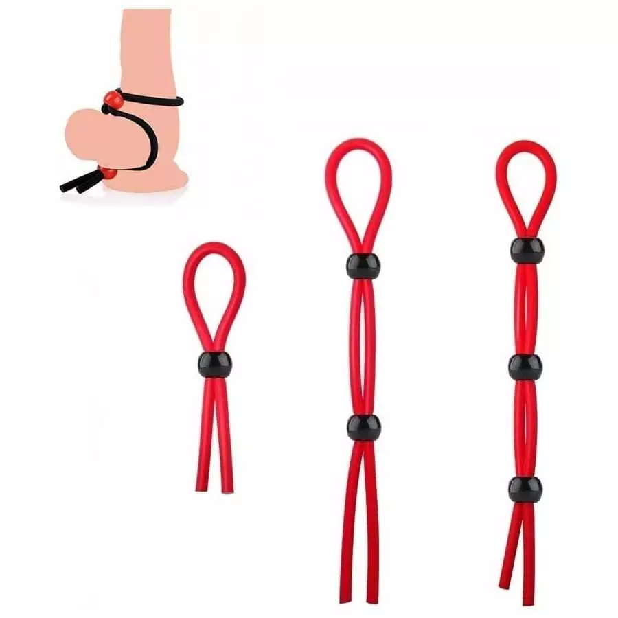 Ufilter 3 Pcs Adjustable Cock Ring Set, Reusable Silicone Beaded Penis Rope, Lasting Dick Erection Ejaculation Delay Trainer, Ad Ufilter 3 Pcs Adjustable Cock Ring Set, Reusable Silicone Beaded Penis Rope, Lasting Dick Erection Ejaculation Delay Trainer, Ad