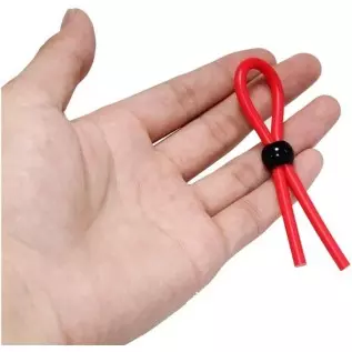 Ufilter 3 Pcs Adjustable Cock Ring Set, Reusable Silicone Beaded Penis Rope, Lasting Dick Erection Ejaculation Delay Trainer, Ad