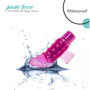 Pure Love Portable Finger Vibrator, Rechargeable, Purple Pure Love Portable Finger Vibrator, Rechargeable, Purple