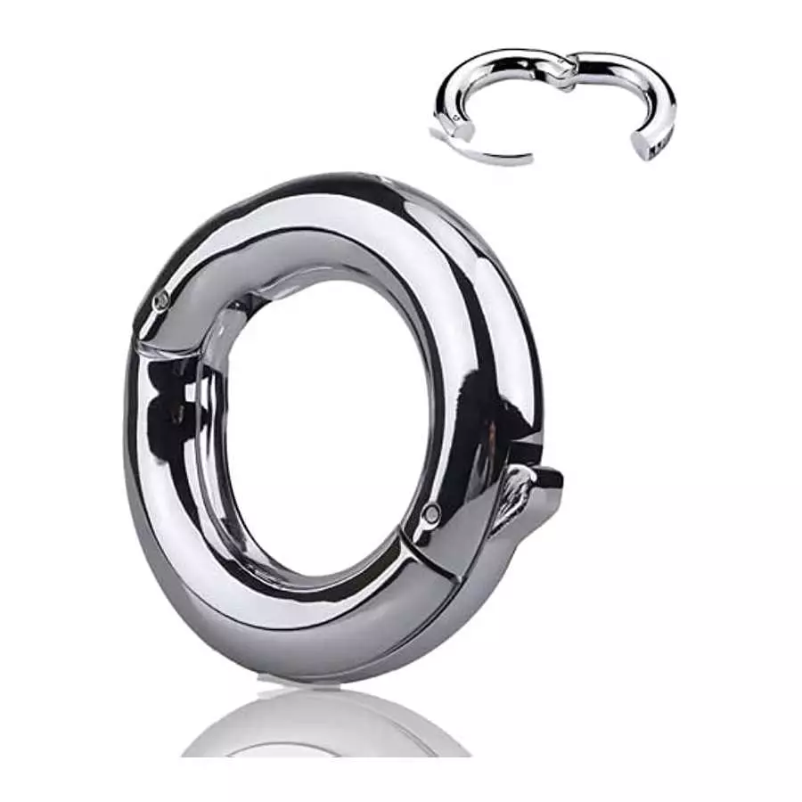 Stainless Steel Penis Ring,Sex Toys Male Cockring Penis Loop,Penis Rings,Male Enhancer Ring Ball,Wearable Adjustable Man Ball St
