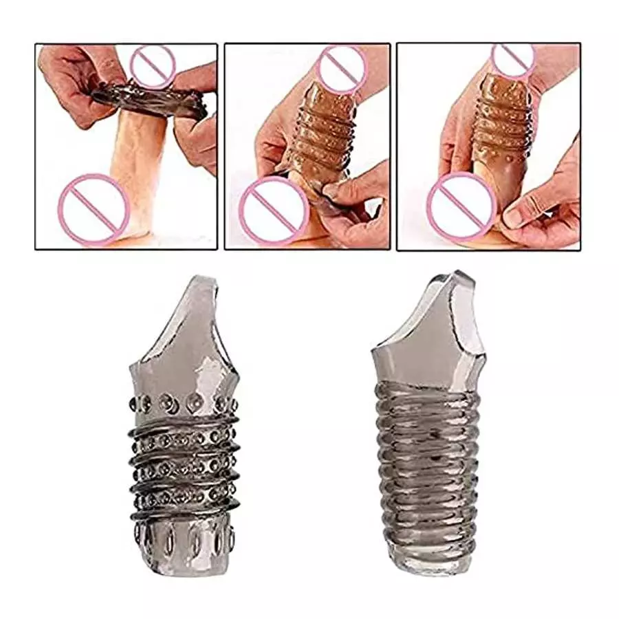 Silicone O-Ring- Cock Rings for Men Erection Sex Rubber Couples Sex Cock Rings Penis Rings Soft Silicone Sex Toys for Couples Pe