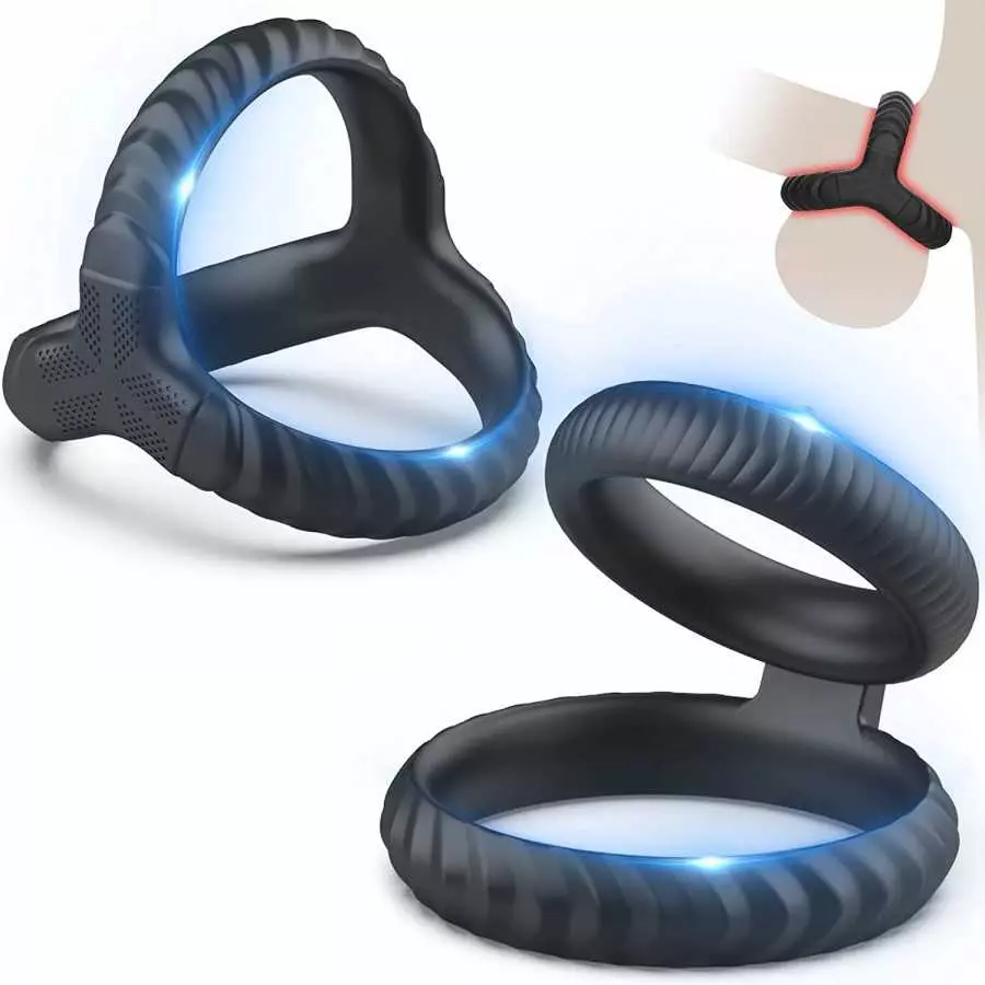 Silicone Penis Rings Set,Dovelo 3 in 1 Penis Ring and Silicone Dual Cock Ring for Men Longer Lasting Erection, Adult Sex Toys fo Silicone Penis Rings Set,Dovelo 3 in 1 Penis Ring and Silicone Dual Cock Ring for Men Longer Lasting Erection, Adult Sex Toys fo