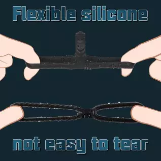 Silicone Penis Rings Set,Dovelo 3 in 1 Penis Ring and Silicone Dual Cock Ring for Men Longer Lasting Erection, Adult Sex Toys fo