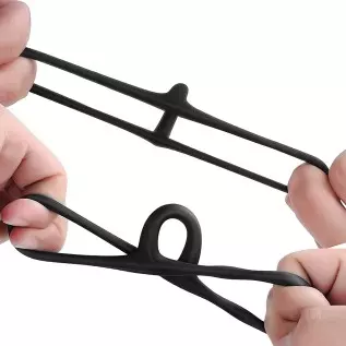 Roll Over Image to Zoom in Silicone Penis Ring for Men, Ultra Soft Stretchy Cock Ring, Sex Toy for Men，4 Different Sizes Cock Ri