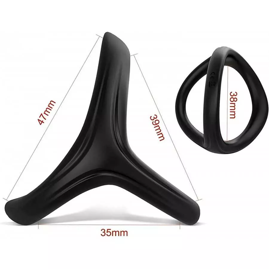 Roll Over Image to Zoom in Silicone Penis Ring for Men, Ultra Soft Stretchy Cock Ring, Sex Toy for Men，4 Different Sizes Cock Ri