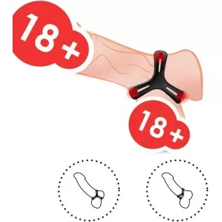 Roll Over Image to Zoom in Silicone Penis Ring for Men, Ultra Soft Stretchy Cock Ring, Sex Toy for Men，4 Different Sizes Cock Ri