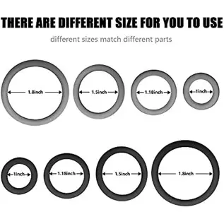 8 PCS Penis Ring Cock Ring Set for Men Sex, PATTNIUM Longer Harder Stronger Erection Cock Ring for Sex Men Erection Enhancing an