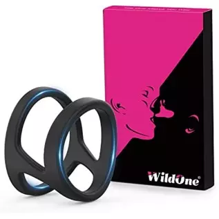 Silicone Penis Ring, Ultra Soft Stretchy Cock Rings Design for Stronger Pleasure Enhance, Longer Harder Erection, Adult Sensory