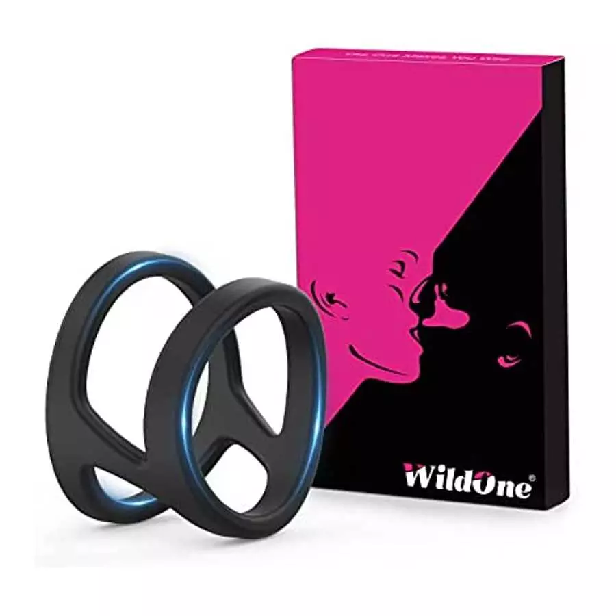 Silicone Penis Ring, Ultra Soft Stretchy Cock Rings Design for Stronger Pleasure Enhance, Longer Harder Erection, Adult Sensory