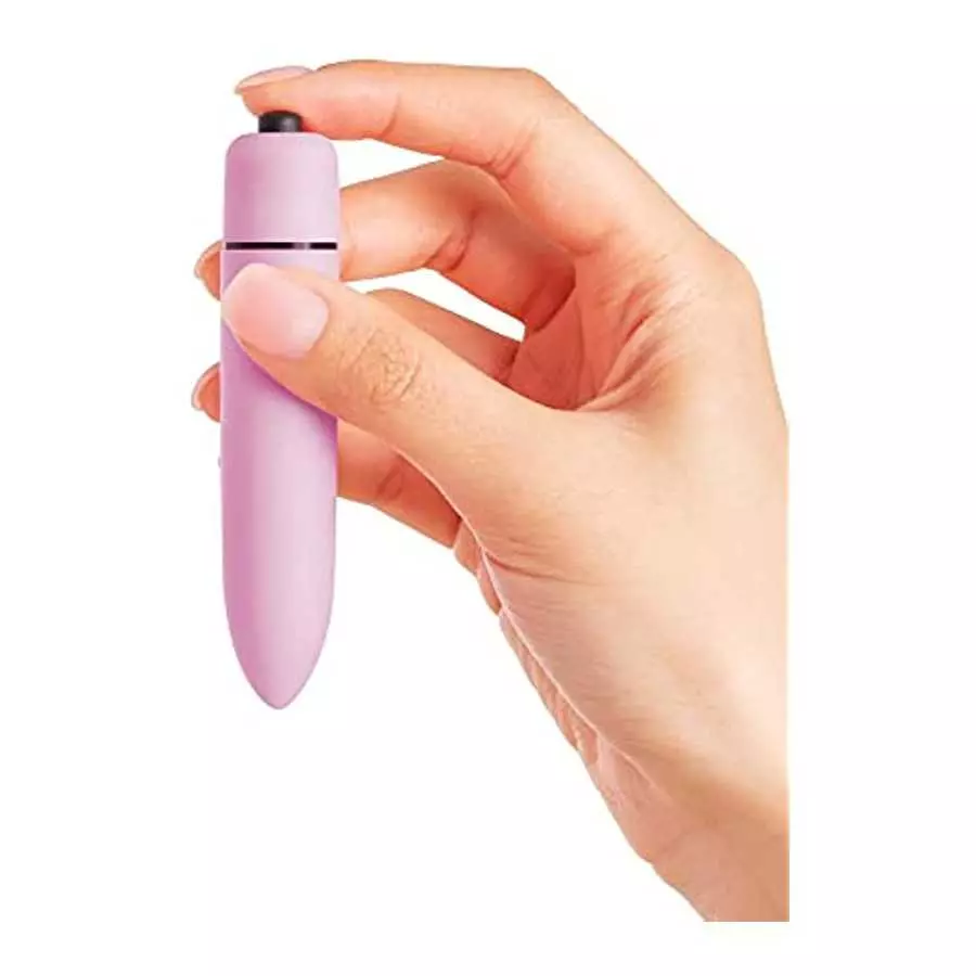 plusOne Travel Vibrating Bullet, Mini Body Massager,Lavender