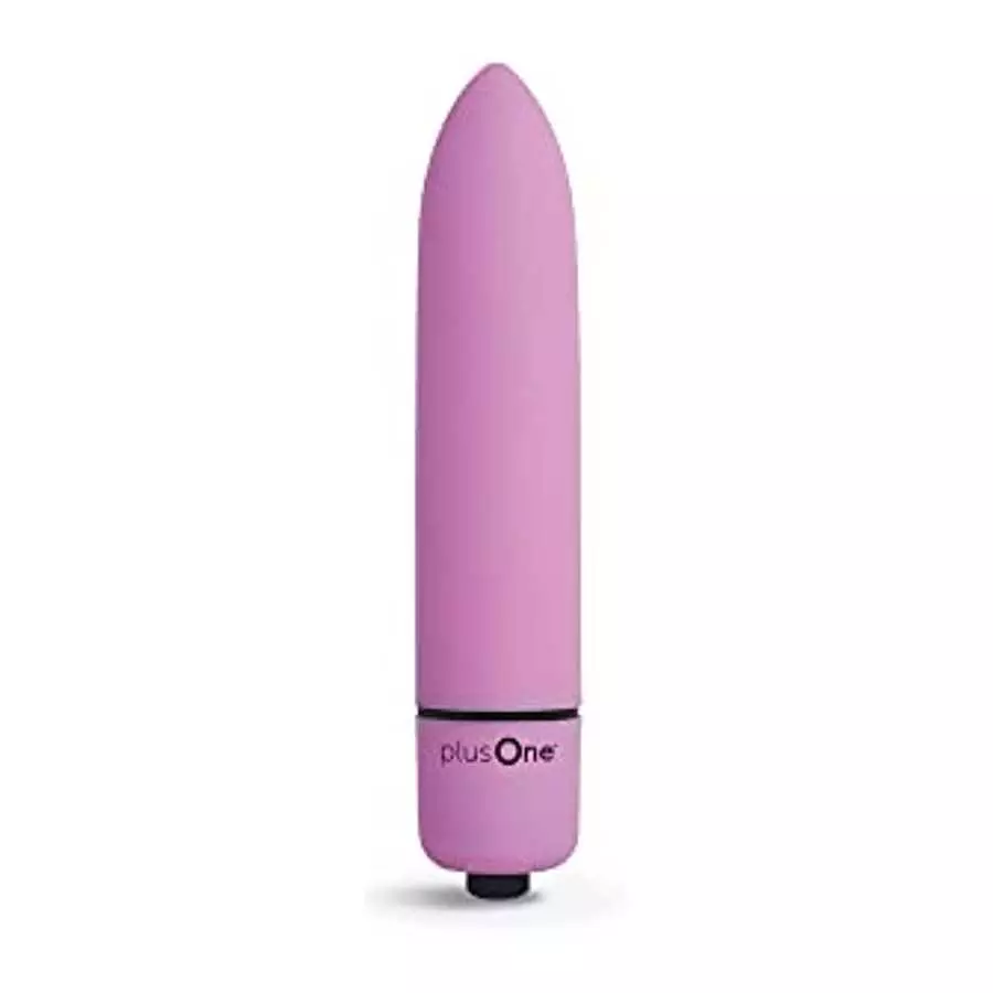 plusOne Travel Vibrating Bullet, Mini Body Massager,Lavender