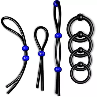 Silicone O-Ring- Cock Rings for Men Erection Sex Rubber Cock Rings Penis Rings Soft Silicone Sex Toy for Couples Penis Rings for