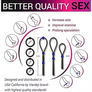 Silicone O-Ring- Cock Rings for Men Erection Sex Rubber Cock Rings Penis Rings Soft Silicone Sex Toy for Couples Penis Rings for
