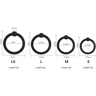 Silicone O-Ring- Cock Rings for Men Erection Sex Rubber Cock Rings Penis Rings Soft Silicone Sex Toy for Couples Penis Rings for