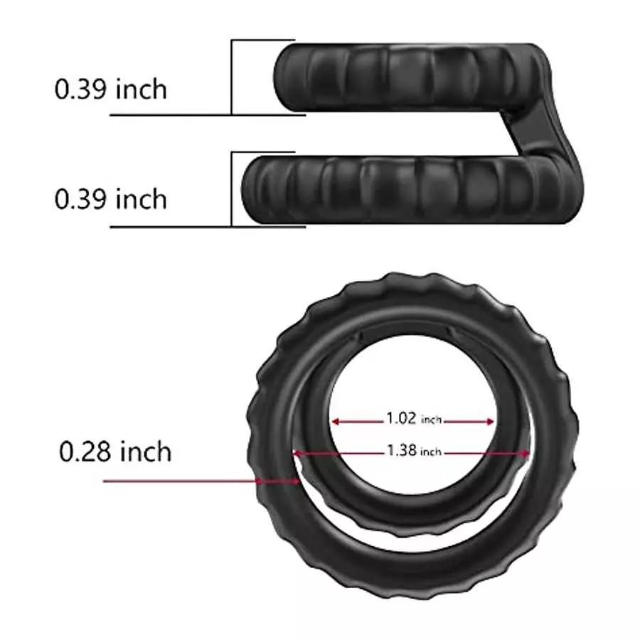 9Pcs Silicone Penis Ring , Ultra Soft Stretchy Cock Ring Penis Enlargers Erect Support Erection Enhancing Long Lasting Stronger