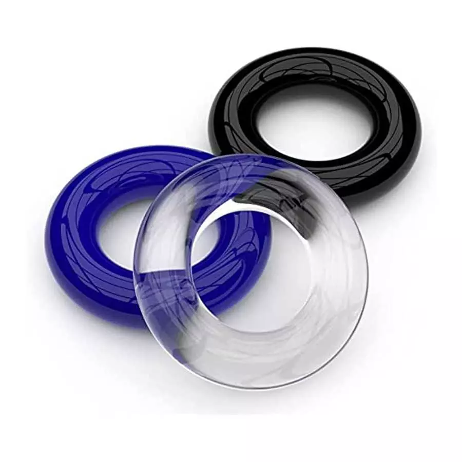 Cock Rings for Men Couples Erection Sex Soft Silicone Penis Rings for Men's Sensory Pleasure Adjustable Rubber SQ-70