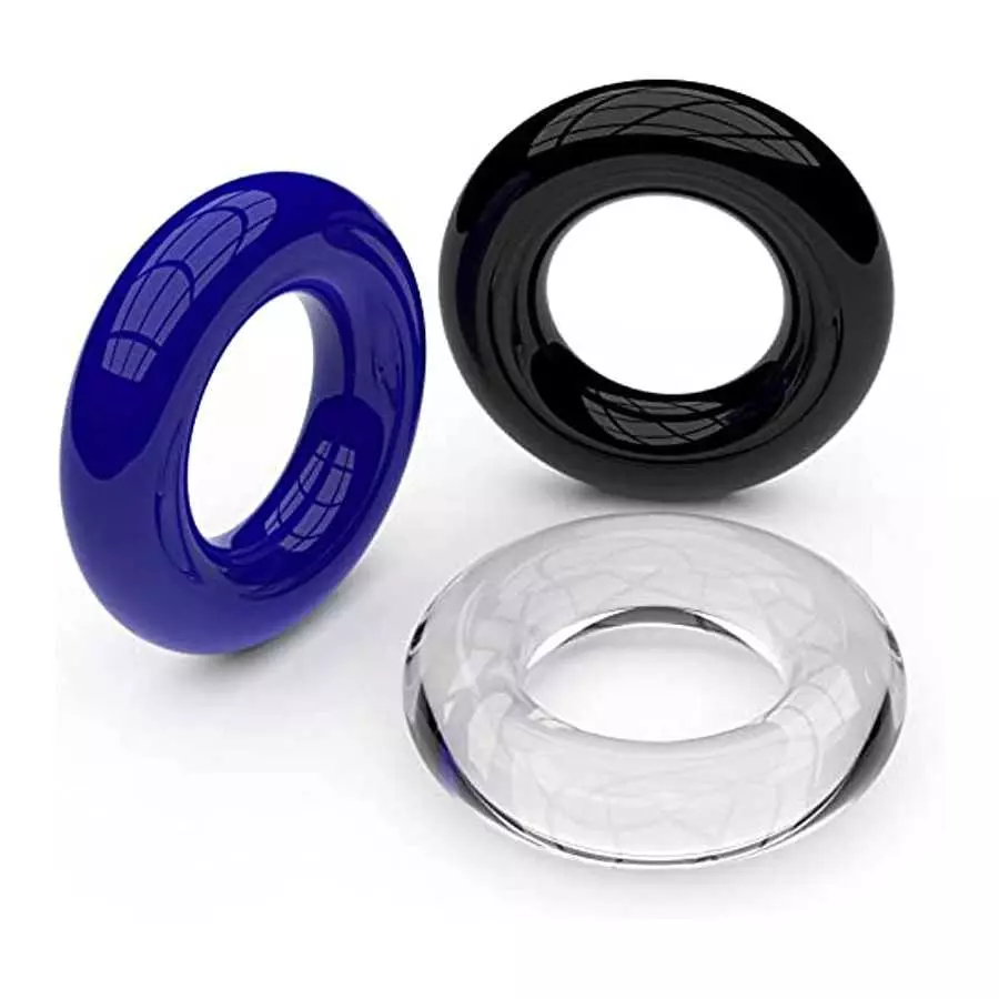 Cock Rings for Men Couples Erection Sex Soft Silicone Penis Rings for Men's Sensory Pleasure Adjustable Rubber SQ-70