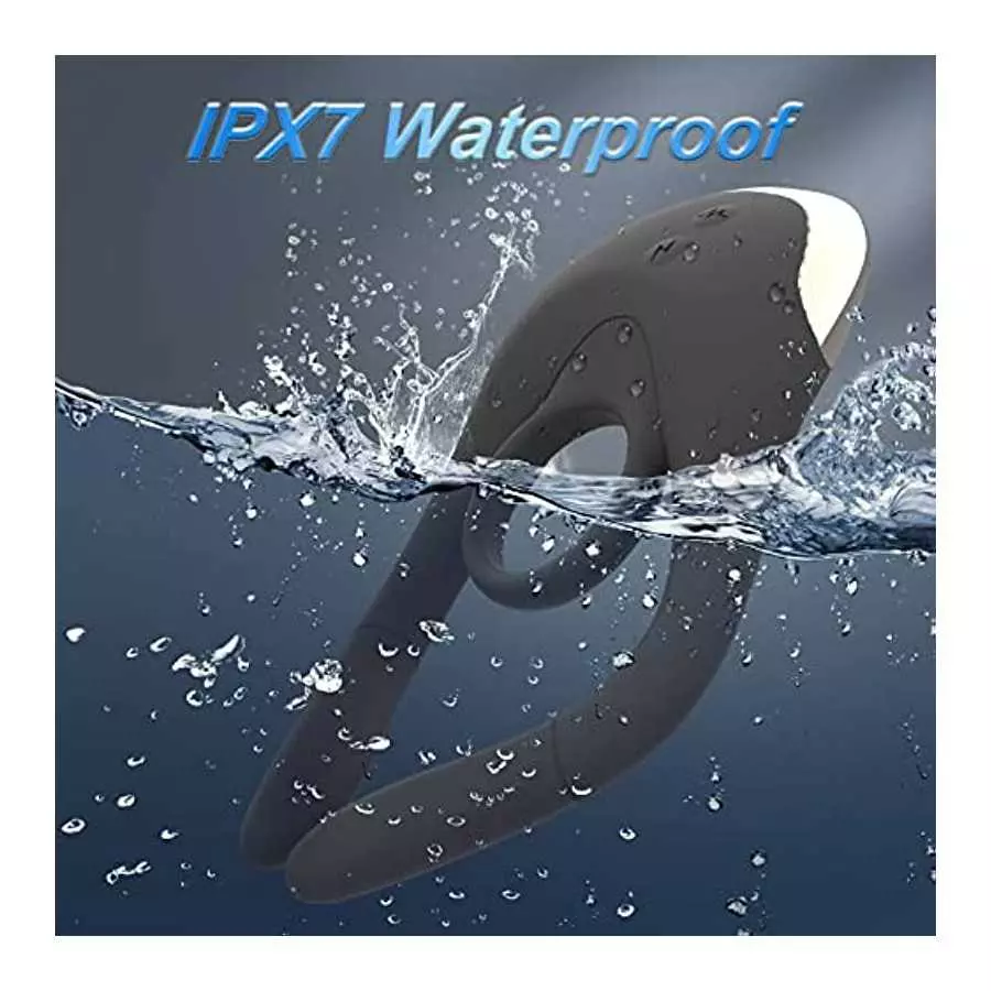 Electric Shock Vibrating Cock Ring with Clitoral Vibrator,10 Vibration & Electric Stimulation Penis Vibrator CockRing, Remote Co