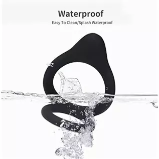 Silicone Cock Ring for Men Pleasure, Penis Rings for Male Enhancement Testicles 2 in 1 Ultra Soft Stretchy Erection Ring for Pen