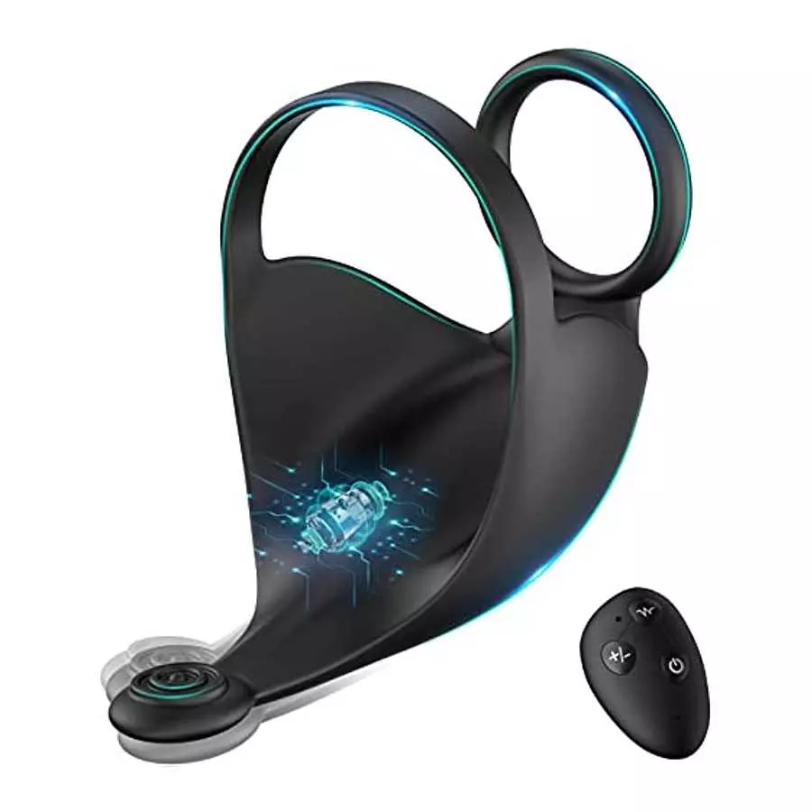 Vibrating Penis Rings, Dildo Vibrator Silicone Stretchy Vibrating Cock Ring 9 Vibration Modes, G-Spot & Clitoral Stimulator, 3 i Vibrating Penis Rings, Dildo Vibrator Silicone Stretchy Vibrating Cock Ring 9 Vibration Modes, G-Spot & Clitoral Stimulator, 3 i